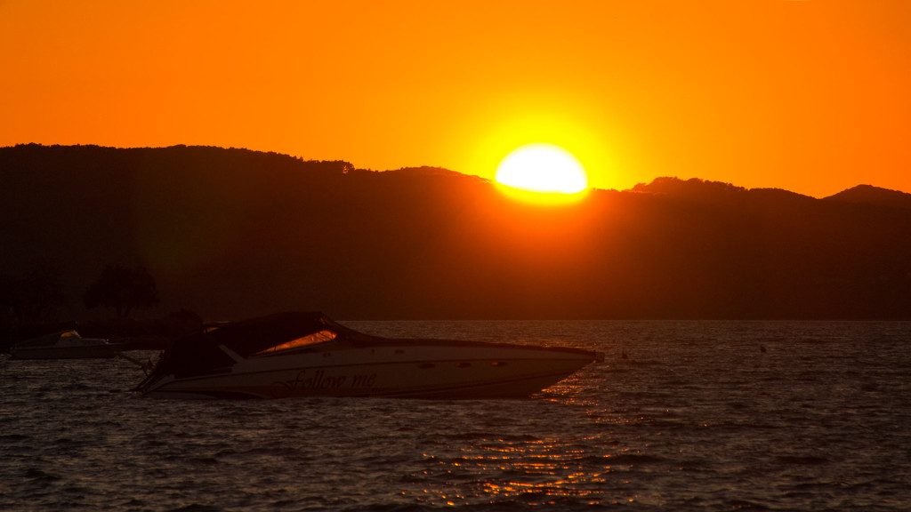 Ein traumhafter Sonnenuntergang in Kroatien