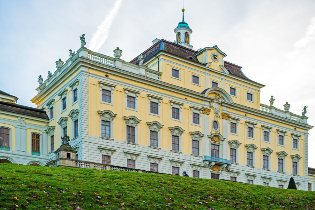 Die Rückseite der Residenz Ludwigsburg