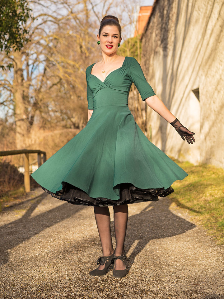 For daytime and night the Trixie Doll Dress by Collectif Clothing RetroCat