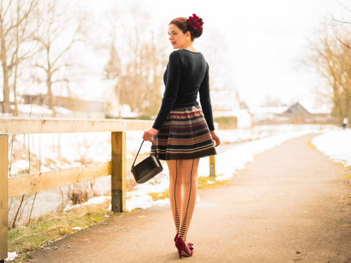 Cute And Sexy: The Short Ribbon Skirt By Lena Hoschek