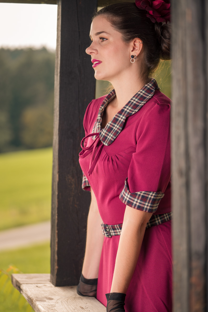 The Ella 40s Swing Dress by Miss Victory Violet - a perfect