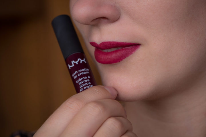 Review: Beerige Lippen mit der NYX Soft Matte Lip Cream in "Copenhagen"