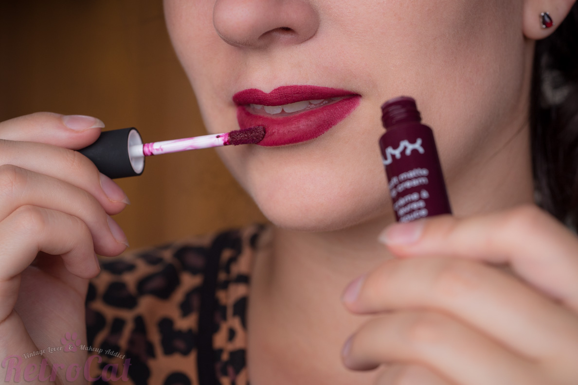 Afgrond personeel Onnodig Review: Berry coloured Lips with the NYX Soft Matte Lip Cream in "Copenhagen"  - RetroCat
