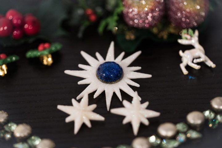 Glamour pur: Weihnachtliche Accessoires im Vintage-Stil