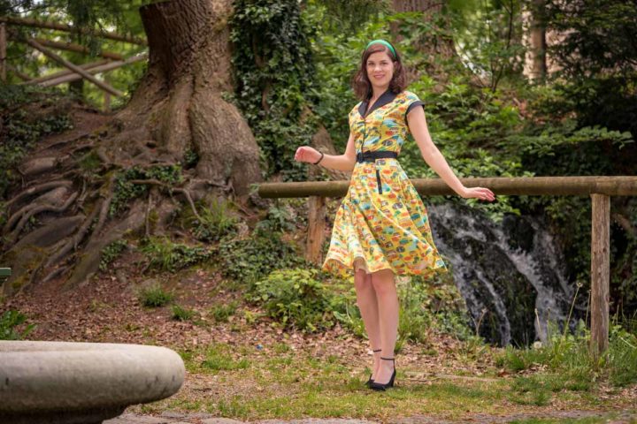 Campers and Caravans: The Starlight Swing Dress by Dancing Days by Banned