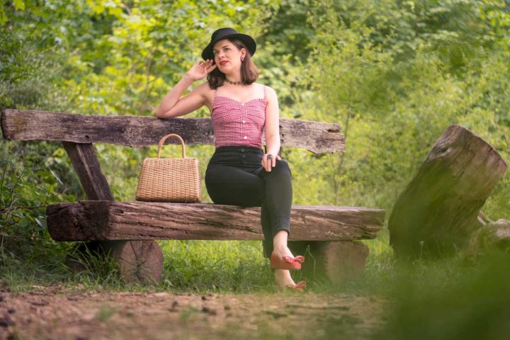 Into the Woods with a gingham Top by Collectif Clothing