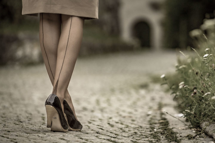Glamour pur: Die Elegance French Heel Strümpfe von Secrets in Lace