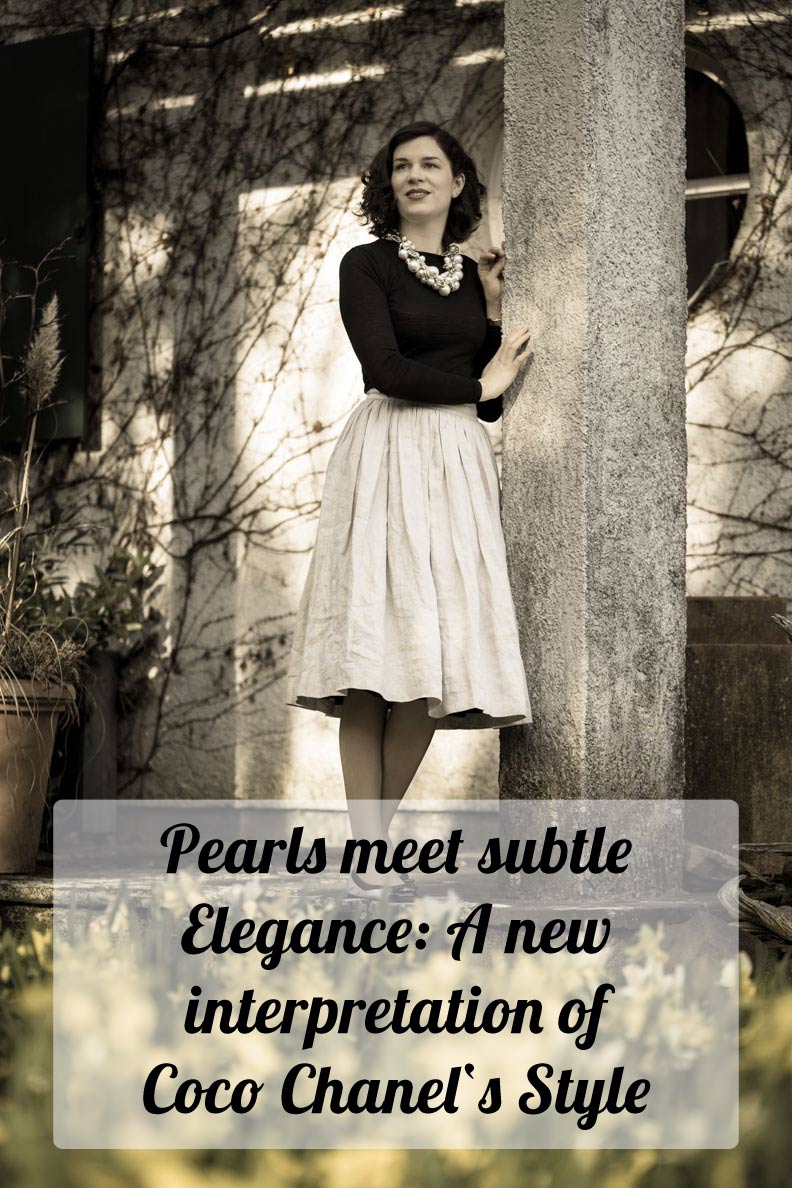 Pearls meet simple Elegance: A new interpretation of Coco Chanel's Style -  RetroCat