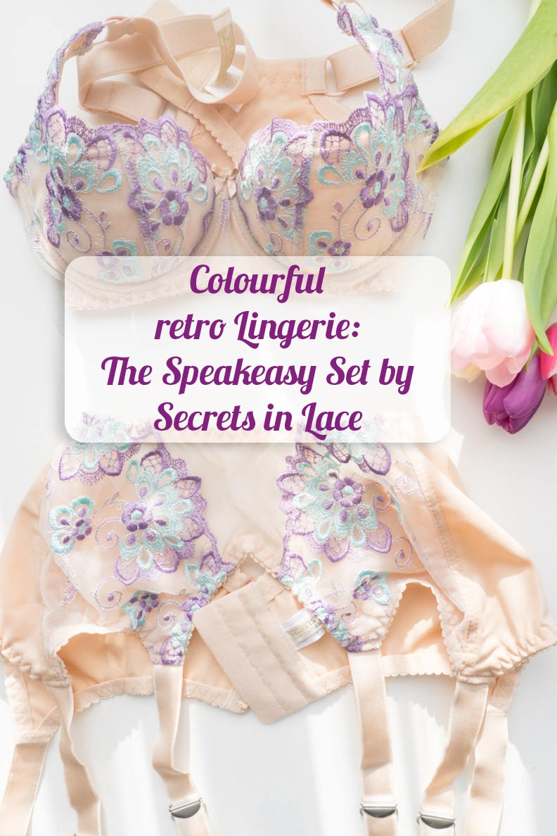 Colourful Retro Lingerie: The Speakeasy Set by Secrets in Lace - RetroCat