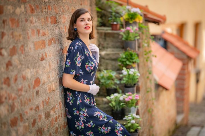 Summery and light: The retro Dress Dolores by The Seamstress of