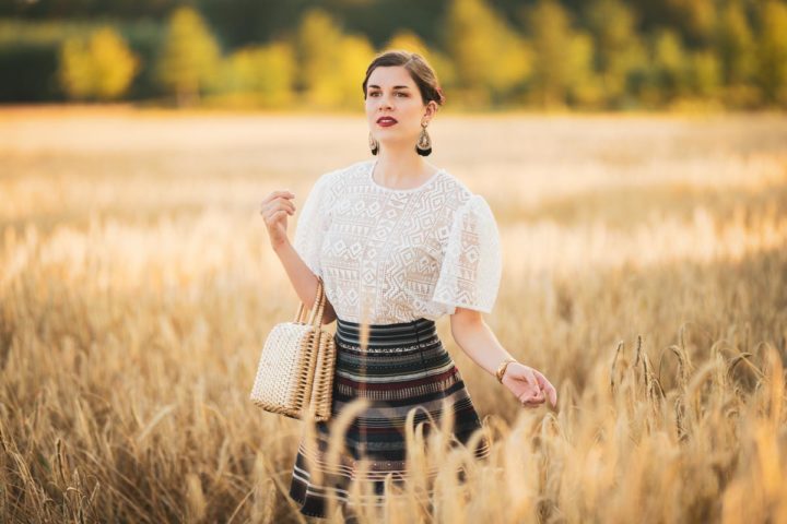 Romantic Summer Days with the Fortune Blouse by Grünten Mode