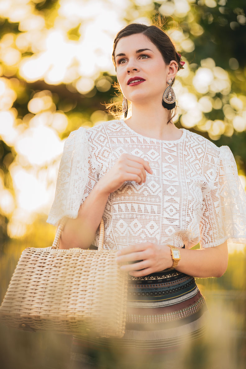 Romantic Summer Days with the Fortune Blouse by Grünten Mode