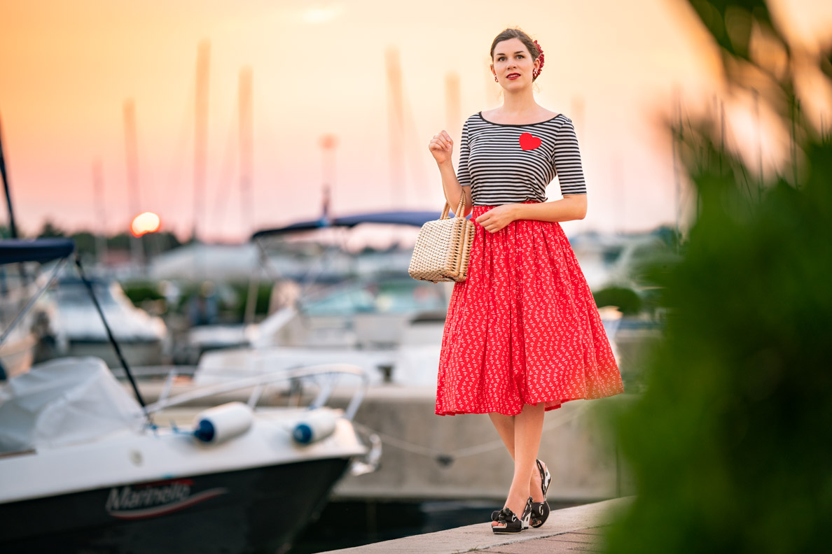 Girl by The Grünten RetroCat - Outfit End Perfect Mode of Summer: Sailor the for