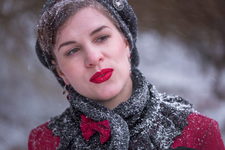 Super einfache Winter-Frisuren im Retro-Stil, die Wind und Wetter standhalten