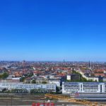Blick über München vom Riesenrad Hi Sky aus