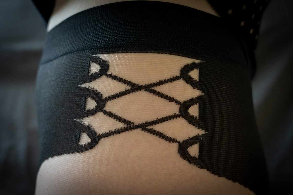 The panty part of the Oroblu Vision Tights