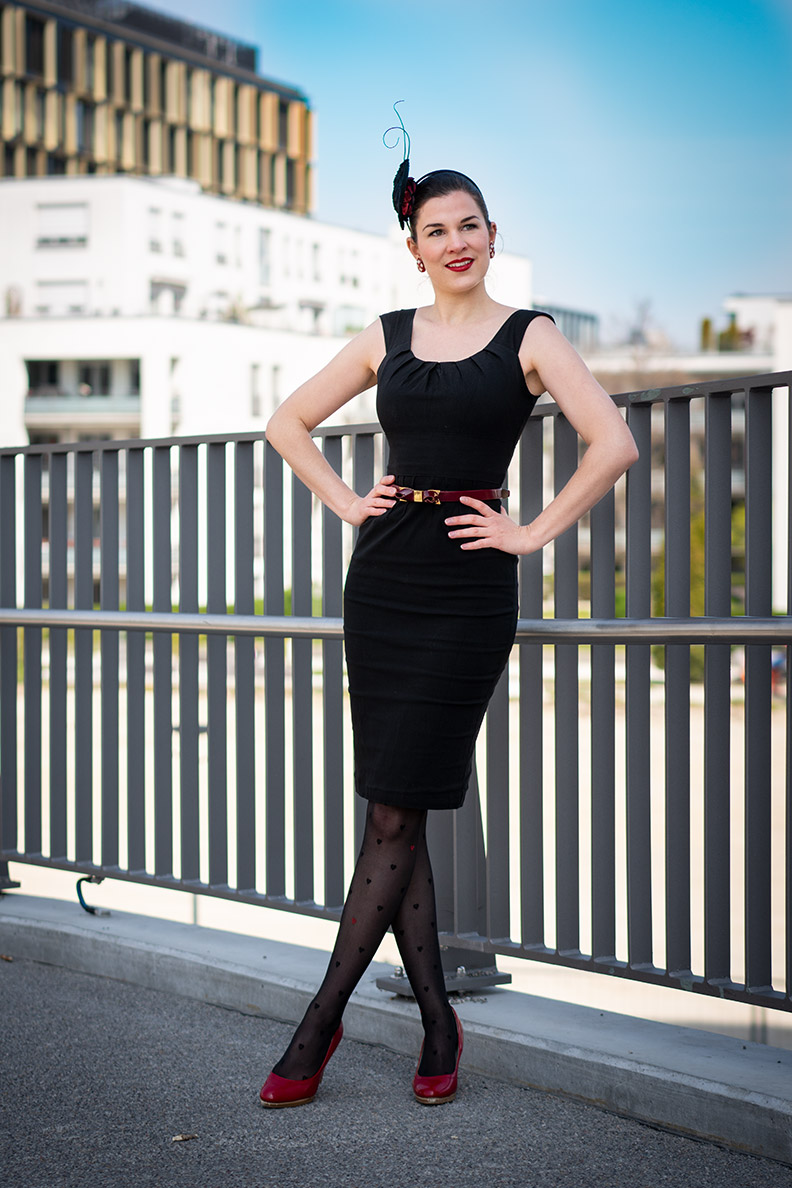 Accessorize a black clearance dress