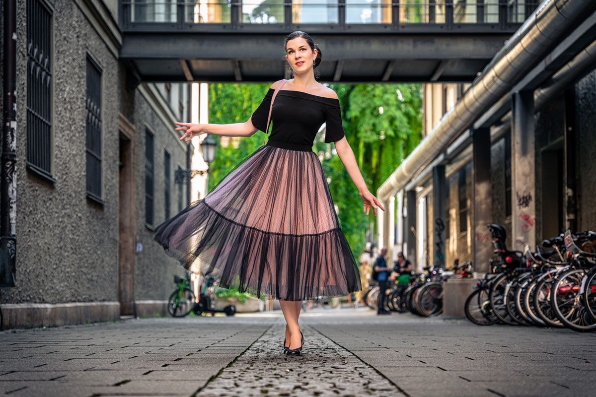 Tulle skirt outlet outfit 60s