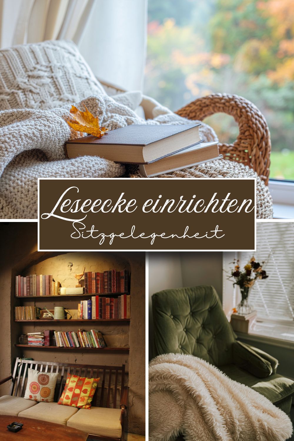 Sessel, Schaukelstuhl und Couch für die gemütliche Leseecke
