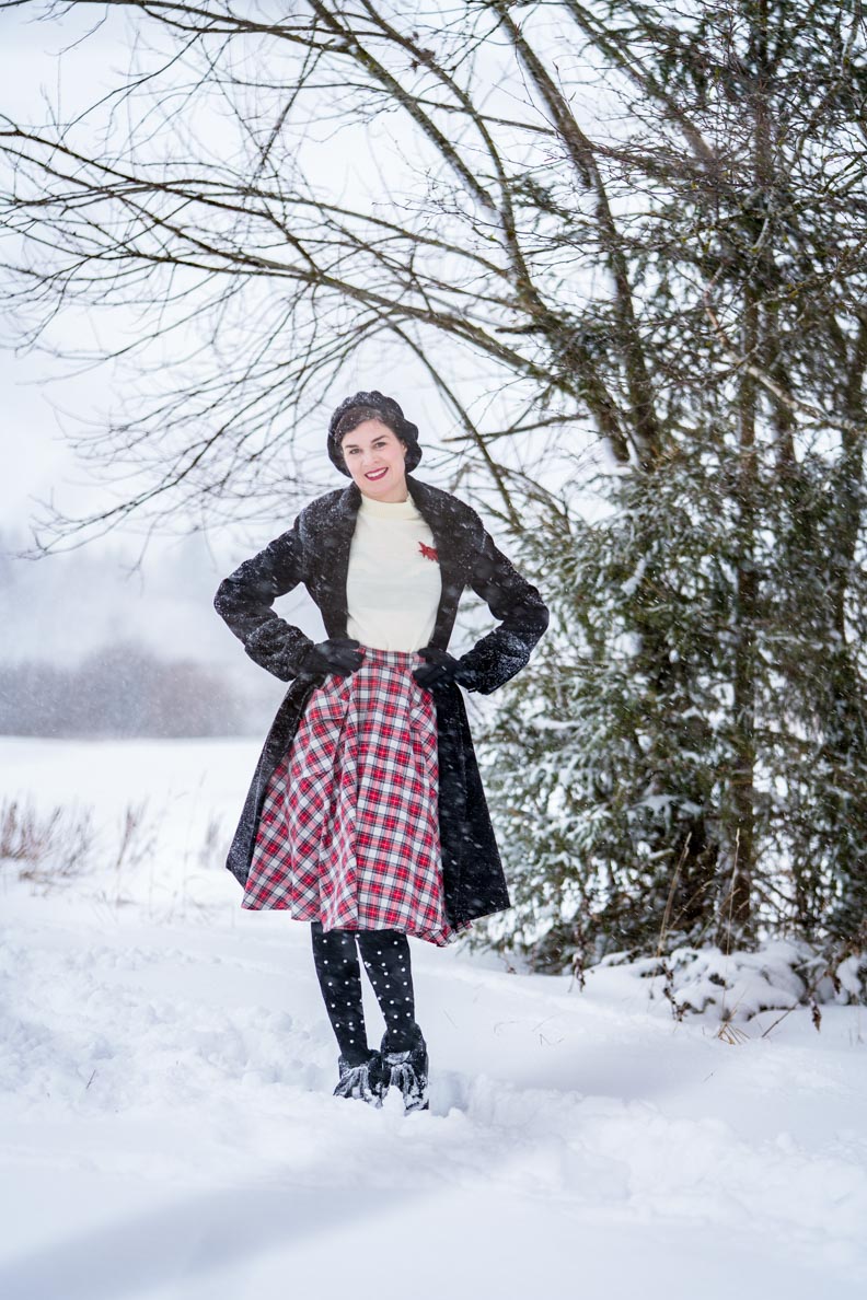 Shopping tip for winter: warm retro skirts