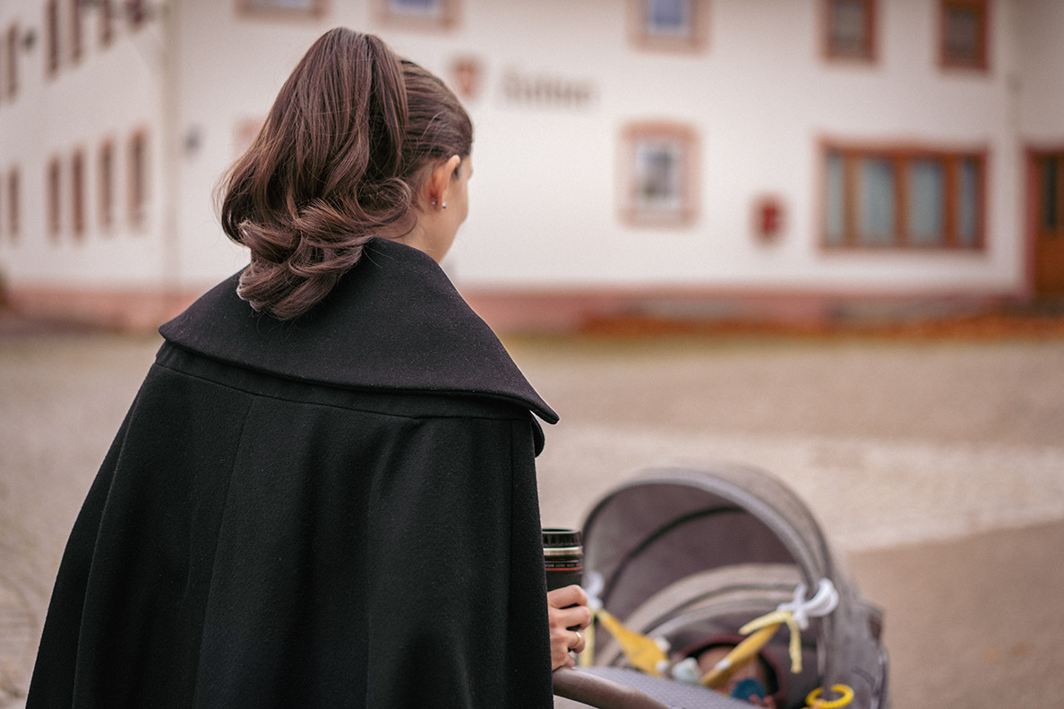 A quick hairstyle for moms: A voluminous ponytail