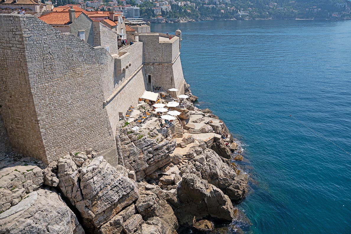 Bar tip Dubrovnik: The Buza Bar in the rocks in front of the city wall