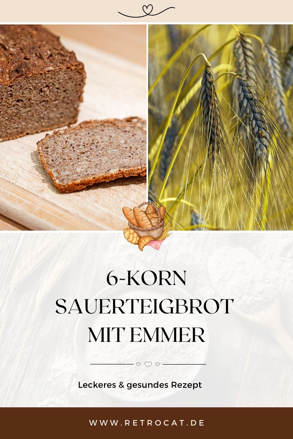 Rezept für leckeres Sauerteigbrot mit einer 6-Korn-Mischung