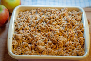 Leckeres Apfel-Crumble: Ein einfaches Nachspeisen-Rezept