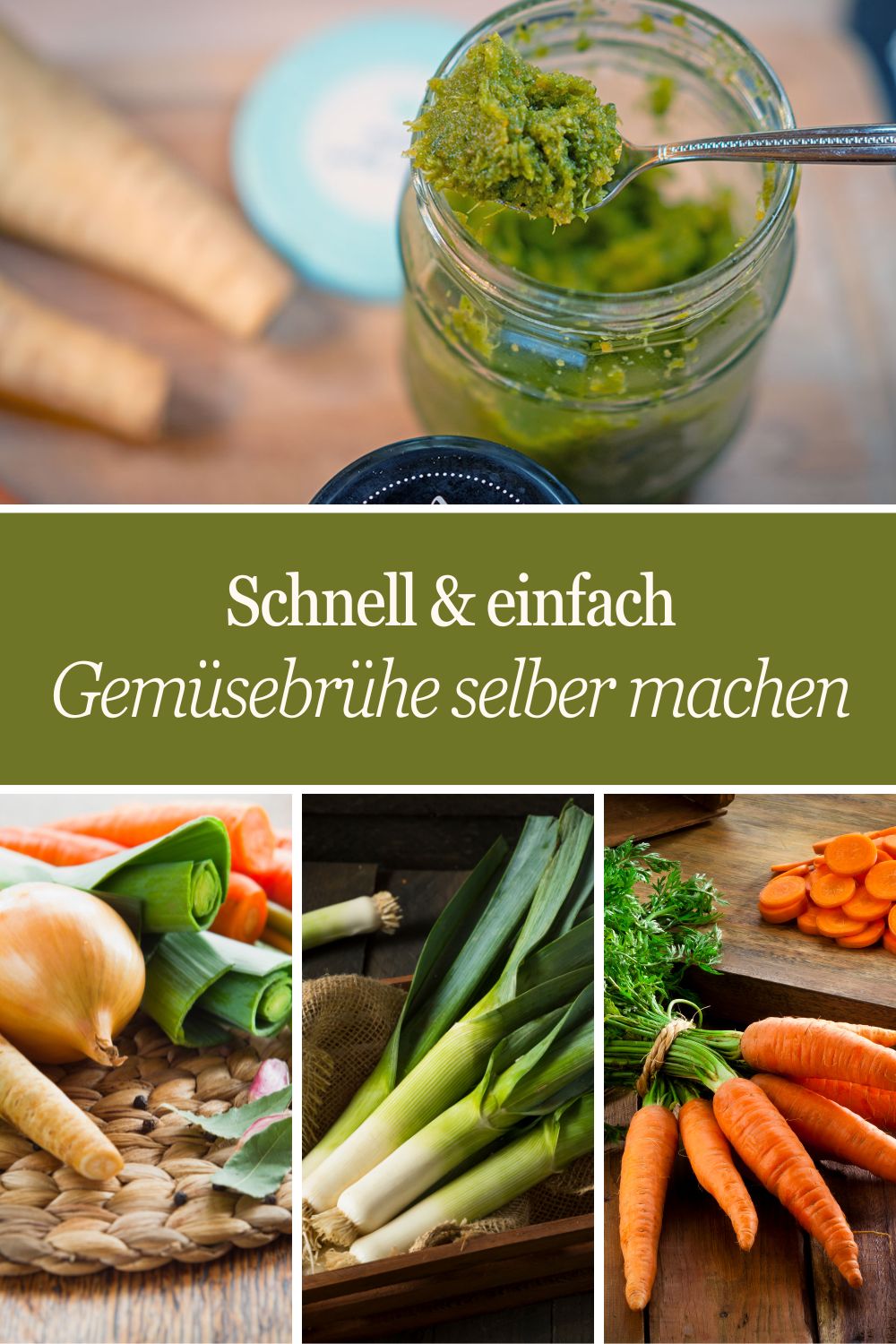 Gemüsebrühe selber machen: Einfaches Rezept für eine leckere Paste zum Aufbewahren