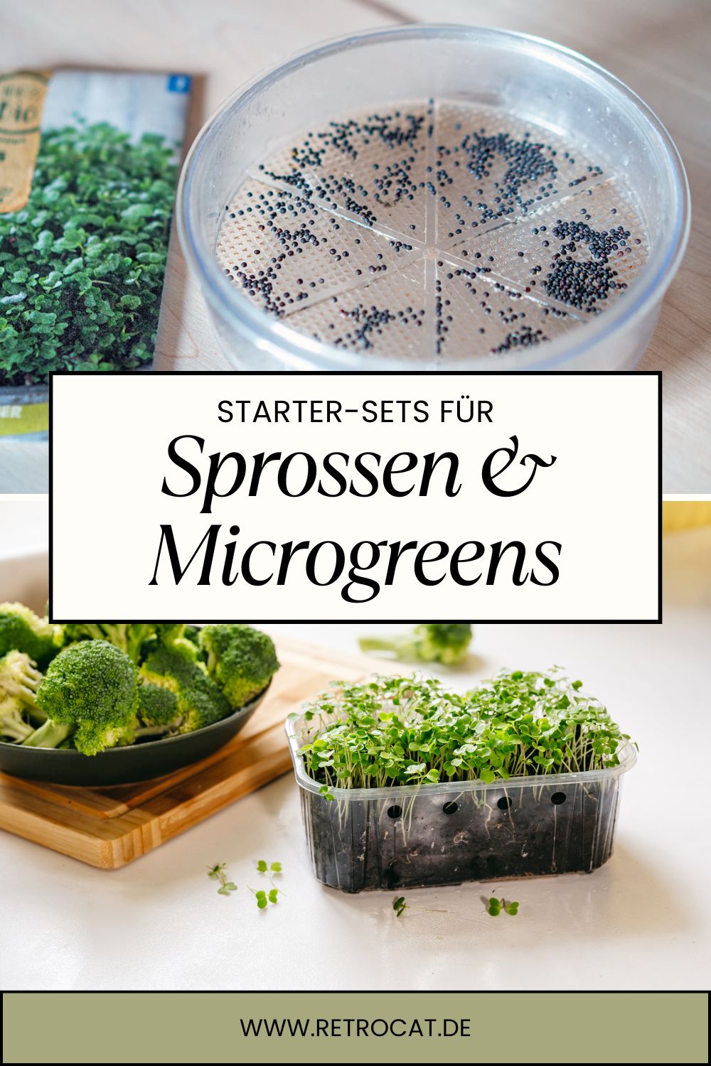 Starterset für Microgreens und Sprossen