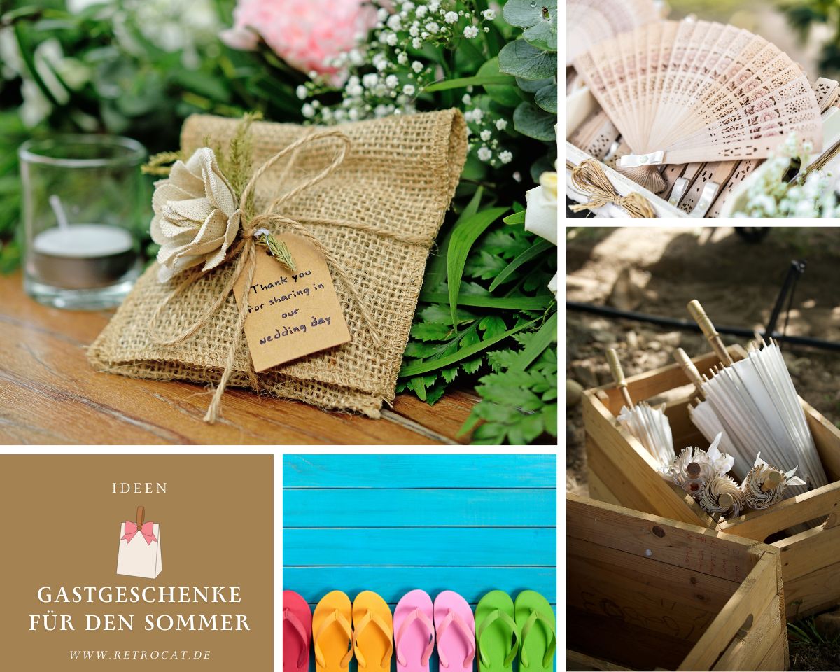 Praktische & stilvolle Gastgeschenke für Sommer- und Garten-Hochzeiten
