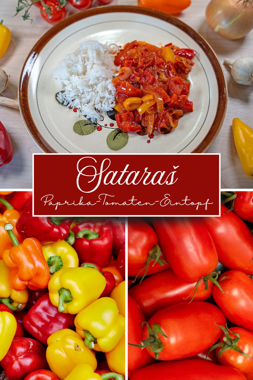 Sataraš Rezept: Eine perfekte Beilage zum Grillen oder als Hauptgericht - leckerer Gemüseeintopf aus Kroatien