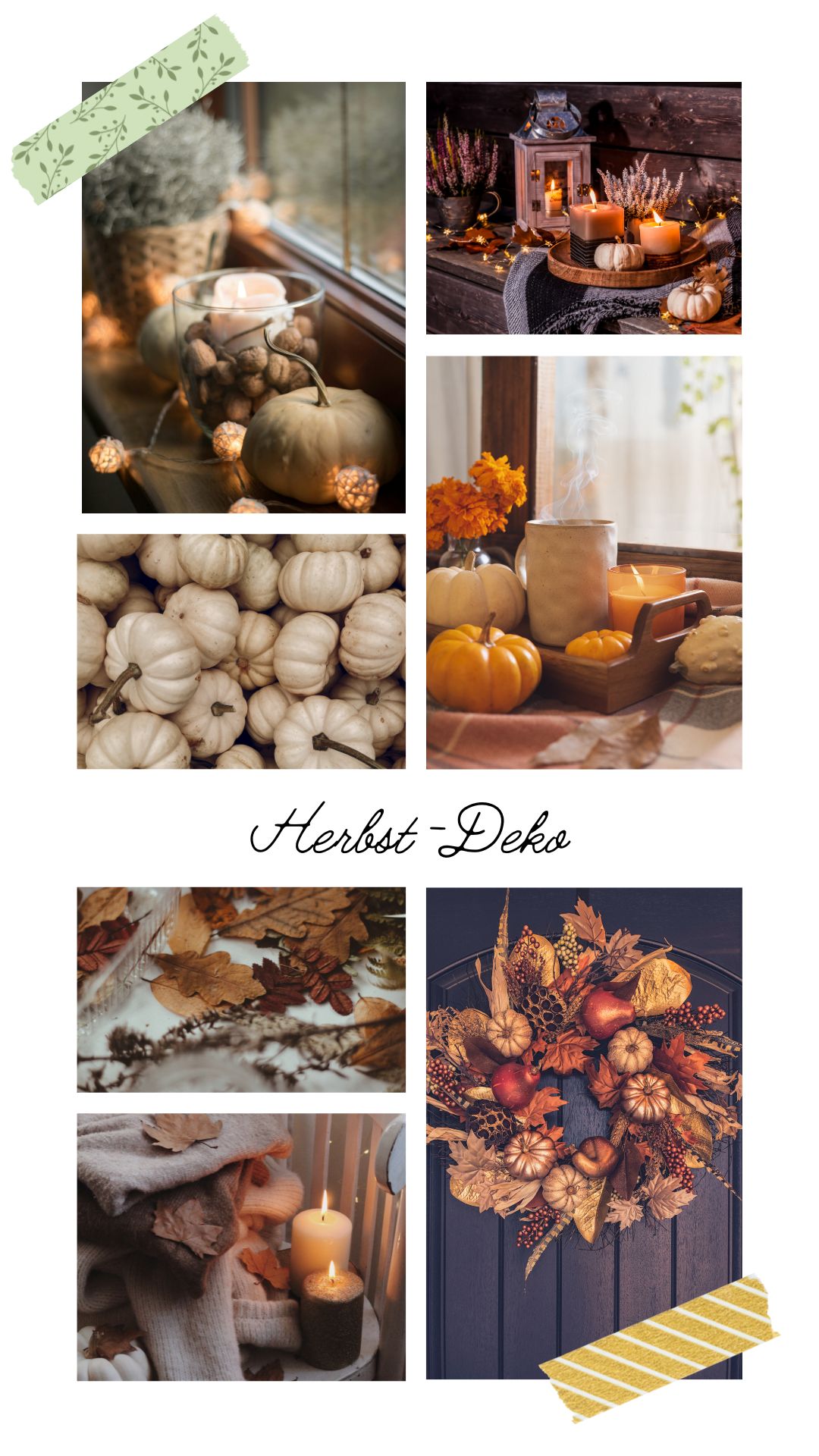 Stilvolle Herbstdeko aus Naturmaterialien