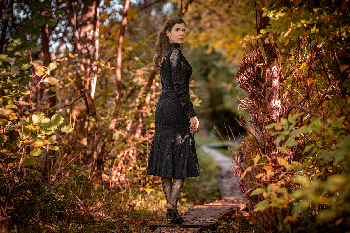 Dark Romance im Retro-Stil: Mein geheimnisvoller Look von Lena Hoschek