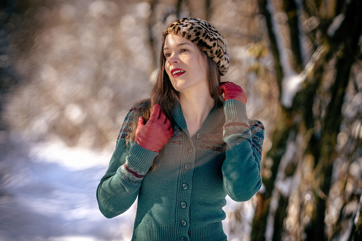 Ein Look für den ersten Schnee: So stylst du gemütliche Retro-Outfits