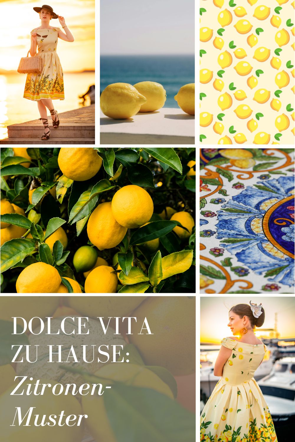 Inspiration Zitronenmuster: Dolce Vita für Zu Hause