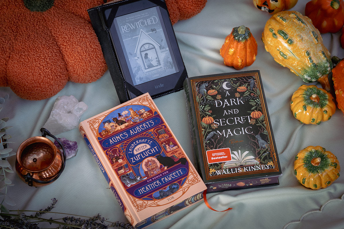3 Cozy Fantasy Bücher für den Herbst mit Hexen und Magie