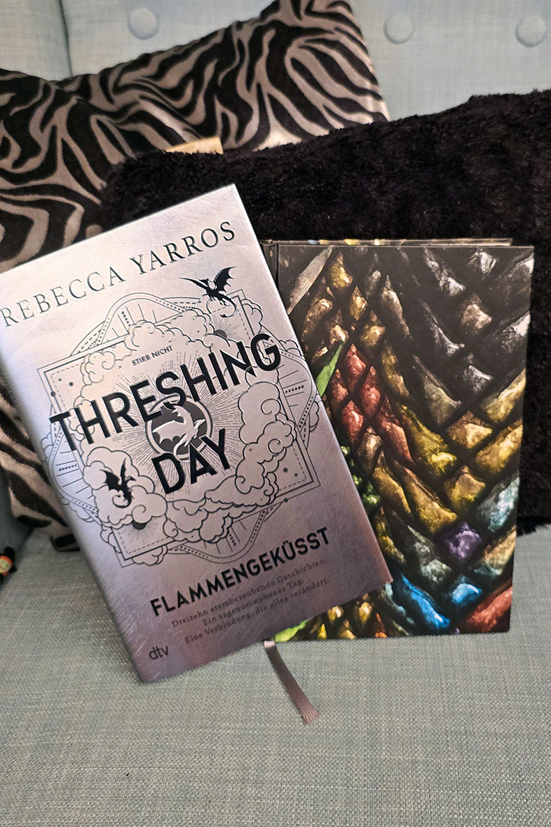 Threshing Day aus der Flammengeküsst-Reihe mit Schutzumschlag